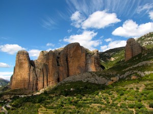 The Mallos Riglos (most of them anyway) on a pleasant September afternoon in 2010.