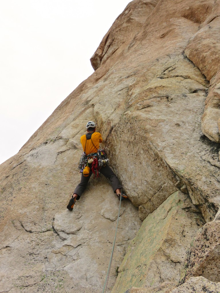 Frey, Trad climbing